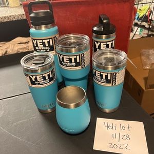 DISCONTINUED AUTHENTIC YETI REEF BLUE LOT